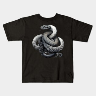 "The Enigma of the Dark and Twisty Snake" Kids T-Shirt